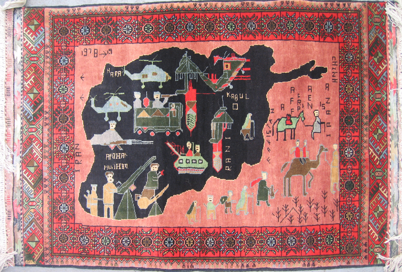 Illustration for article titled These Traditional-Style Afghani Rugs Were Inspired By Modern Warfare